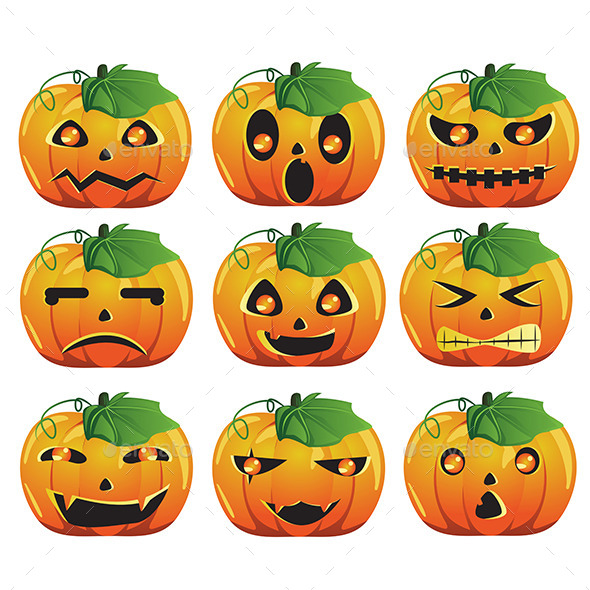 Pumpkin Expression - Halloween Seasons/Holidays
