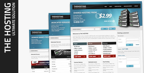 The Hosting - ThemeForest 121198