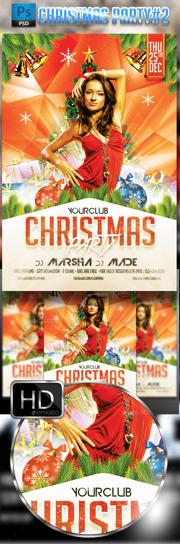 Christmas Party #2 - Clubs & Parties Events