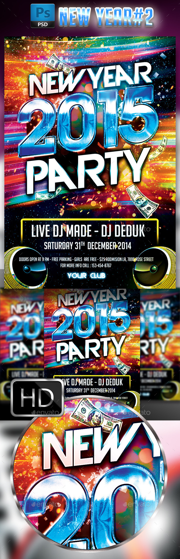 New Year Party #2 - Events Flyers