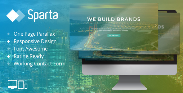 Extraordinary Sparta - Responsive One Page HTML Template
