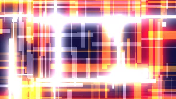 Abstract Colorful Glowing Grid Lines