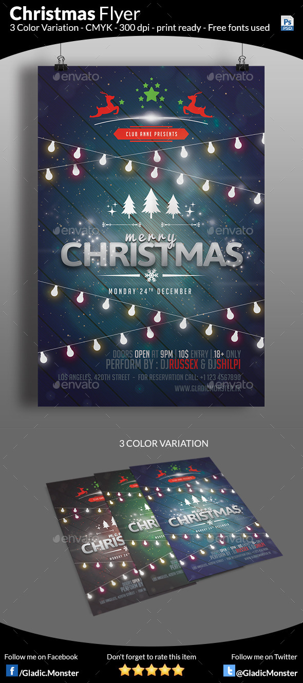 Christmas Party Flyer - Events Flyers