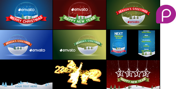 Christmas SnowGlobe Package - VideoHive 9496419