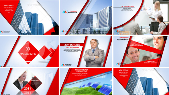 Clean Corporate Pack - VideoHive 9164620