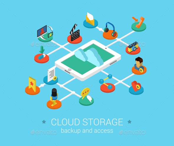 Cloud Storage Concept - Web Technology