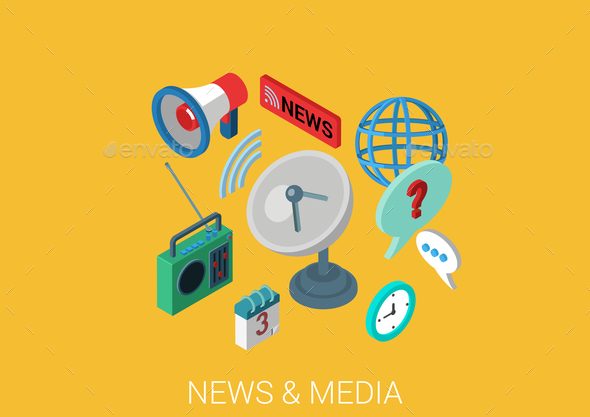News and Media Concept - Media Technology