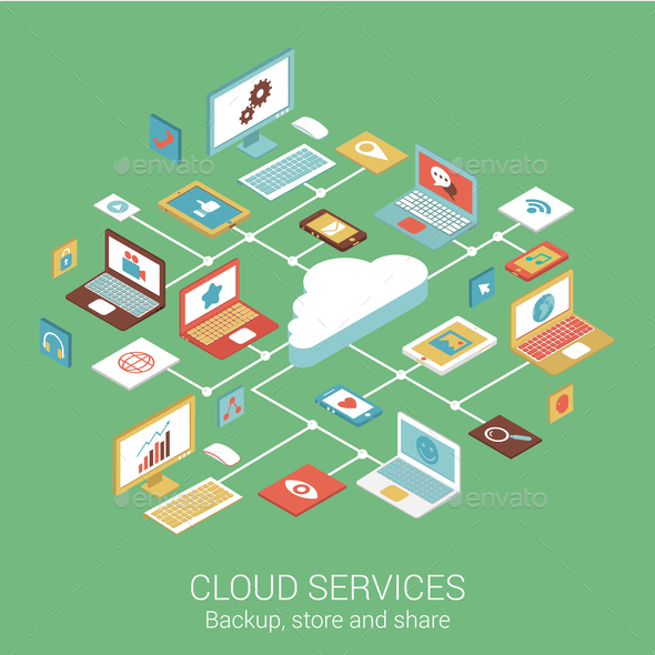Cloud Services Concept - Web Technology