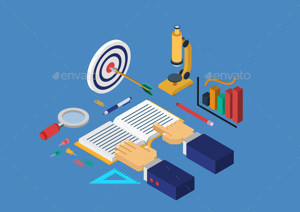 Education Concept - Abstract Conceptual