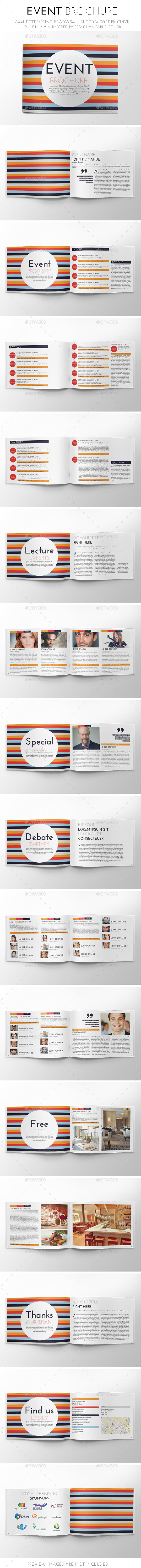 Event Brochure Template - Brochures Print Templates