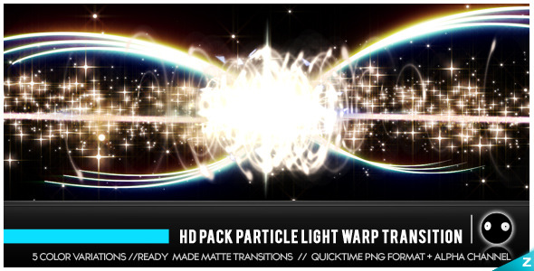 HD Pack Particle Light Warp Transition