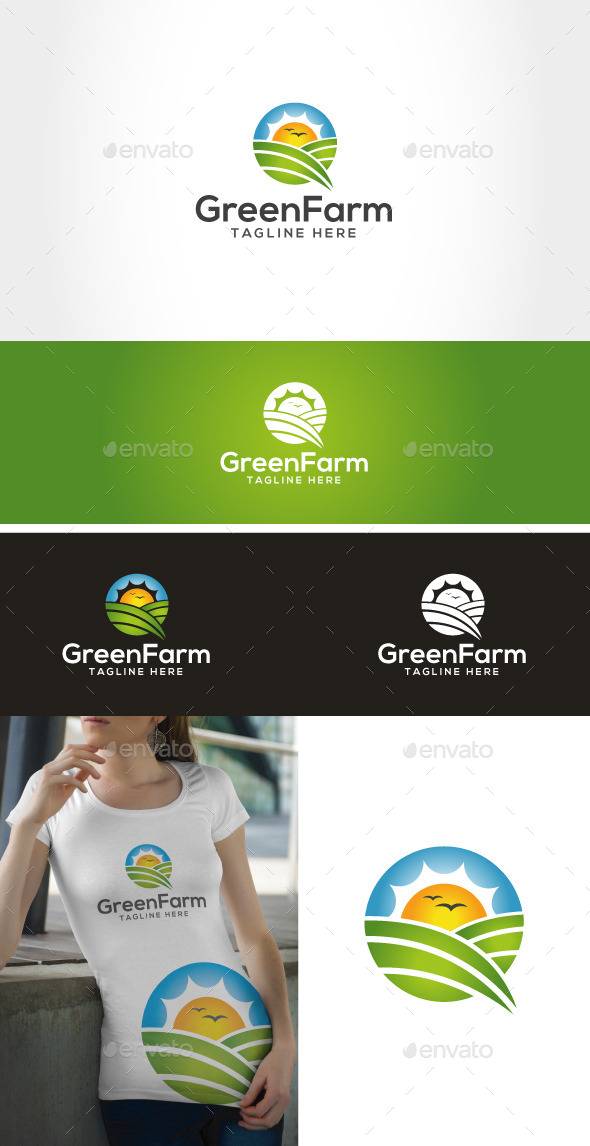 Green Farm - Nature Logo Templates