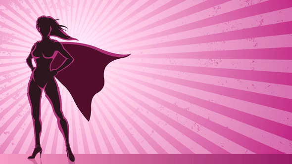 Super Heroine Background