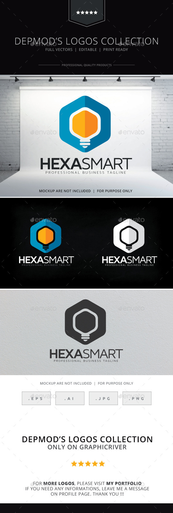Hexa Smart Logo - Symbols Logo Templates