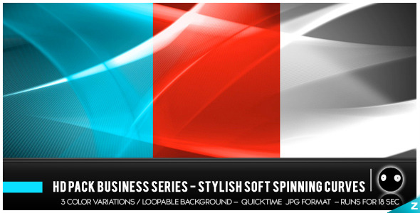 HD PACK - Business series - Stylish Soft Spinning Curves 