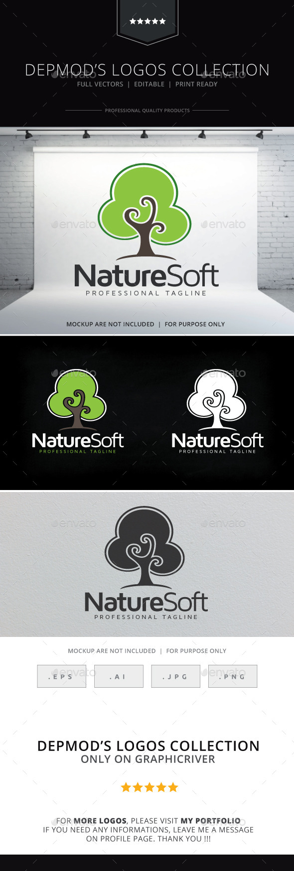 Nature Soft Logo - Nature Logo Templates