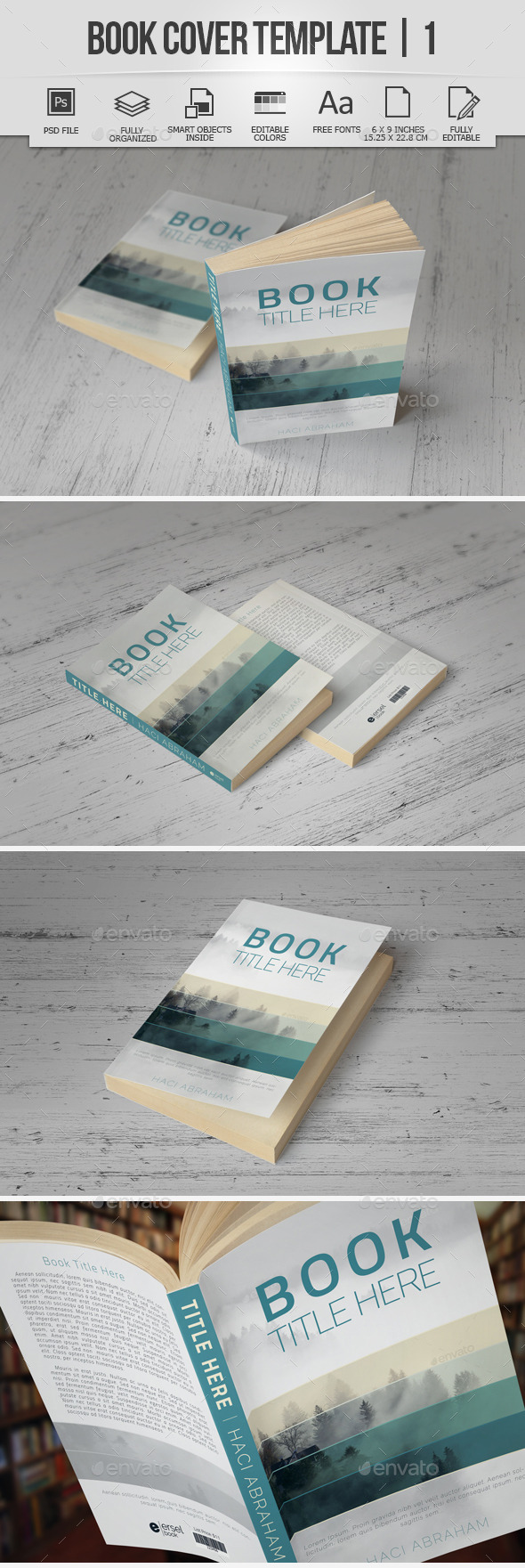 Book Cover Template 1