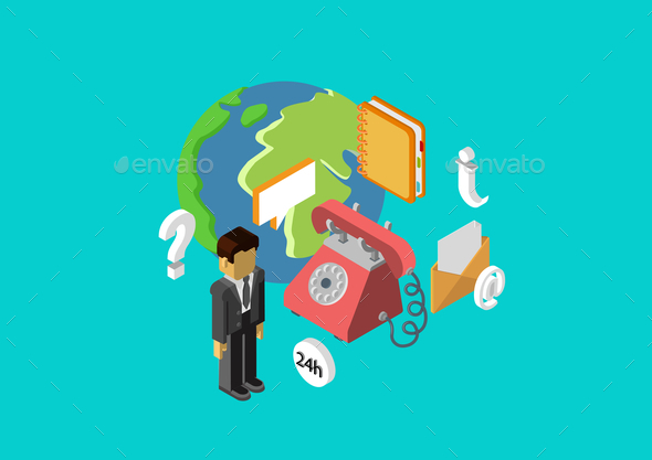 Web Infographic Concept - Concepts Business
