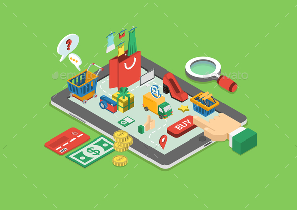 Online Shopping Concept - Concepts Business