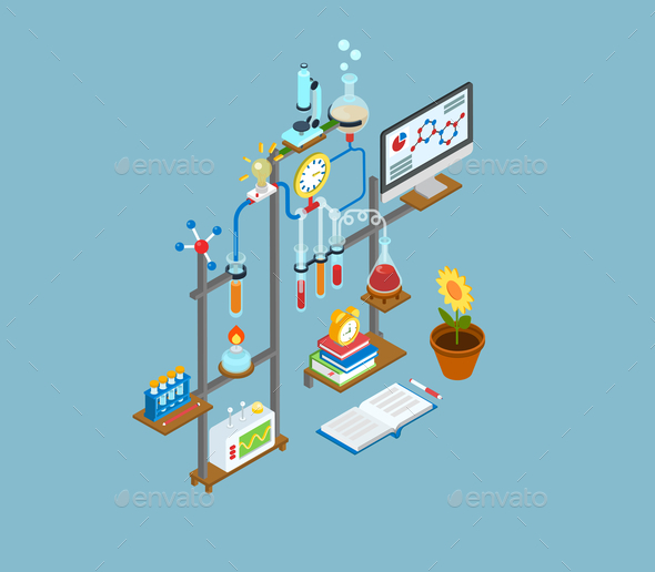 Scientific Lab Concept - Concepts Business