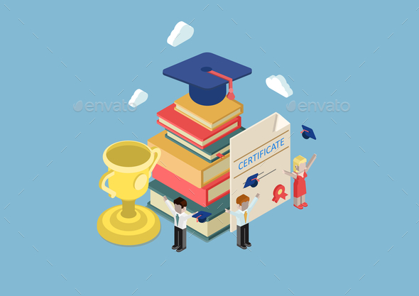 Education Concept - Abstract Conceptual