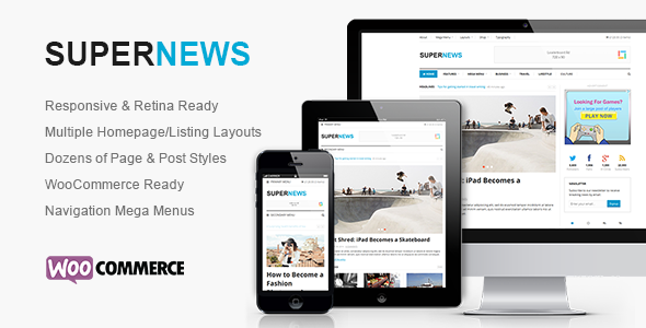 SuperNews - Ultimate - ThemeForest 9411878