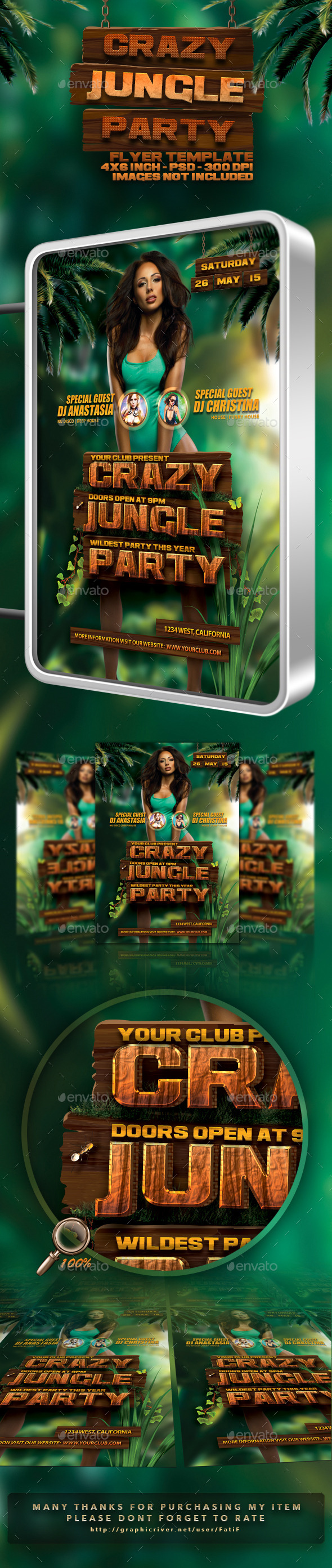 Crazy Jungle Party - Clubs & Parties Events
