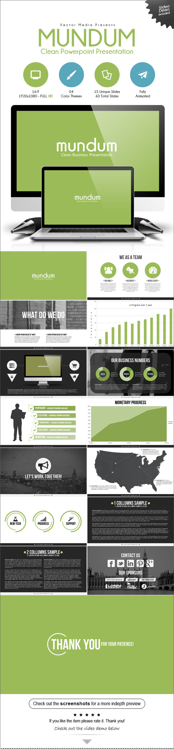 Mundum - Powerpoint Presentation - Business PowerPoint Templates