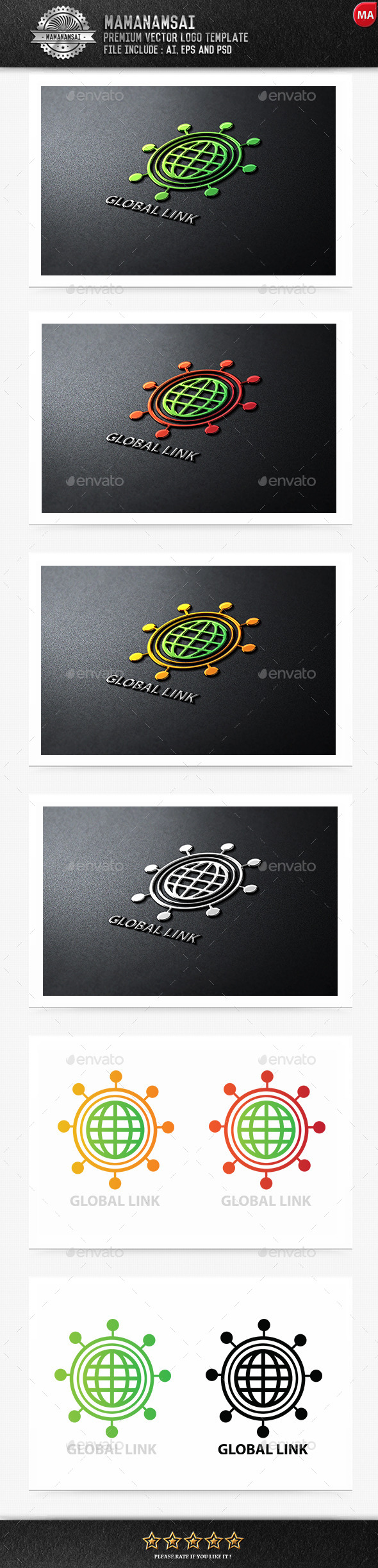 Global Link Logo - Logo Templates