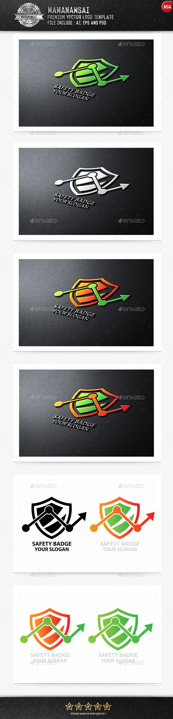 Safety Badge Logo - Logo Templates