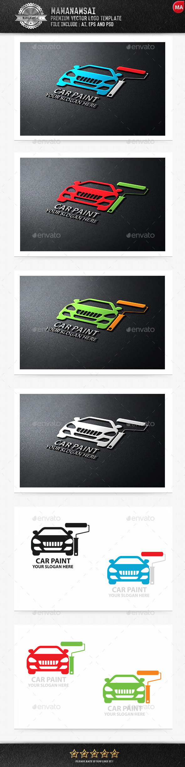 Car Paint Logo - Logo Templates