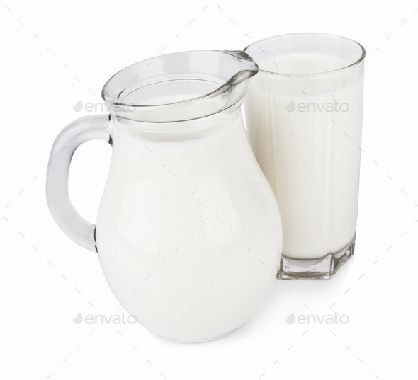 glass of milk - Stock Photo - Images