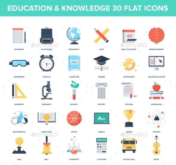 Education Icons - Web Icons