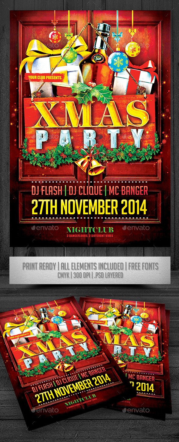XMAS Party Flyer - Events Flyers