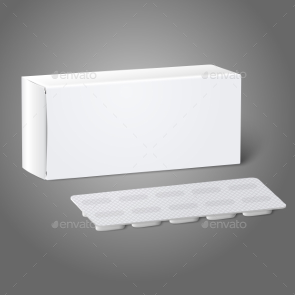 Blank Medicine Packaging - Man-made Objects Objects