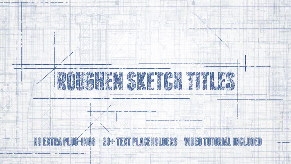 Roughen Sketch Titles - VideoHive 9558852