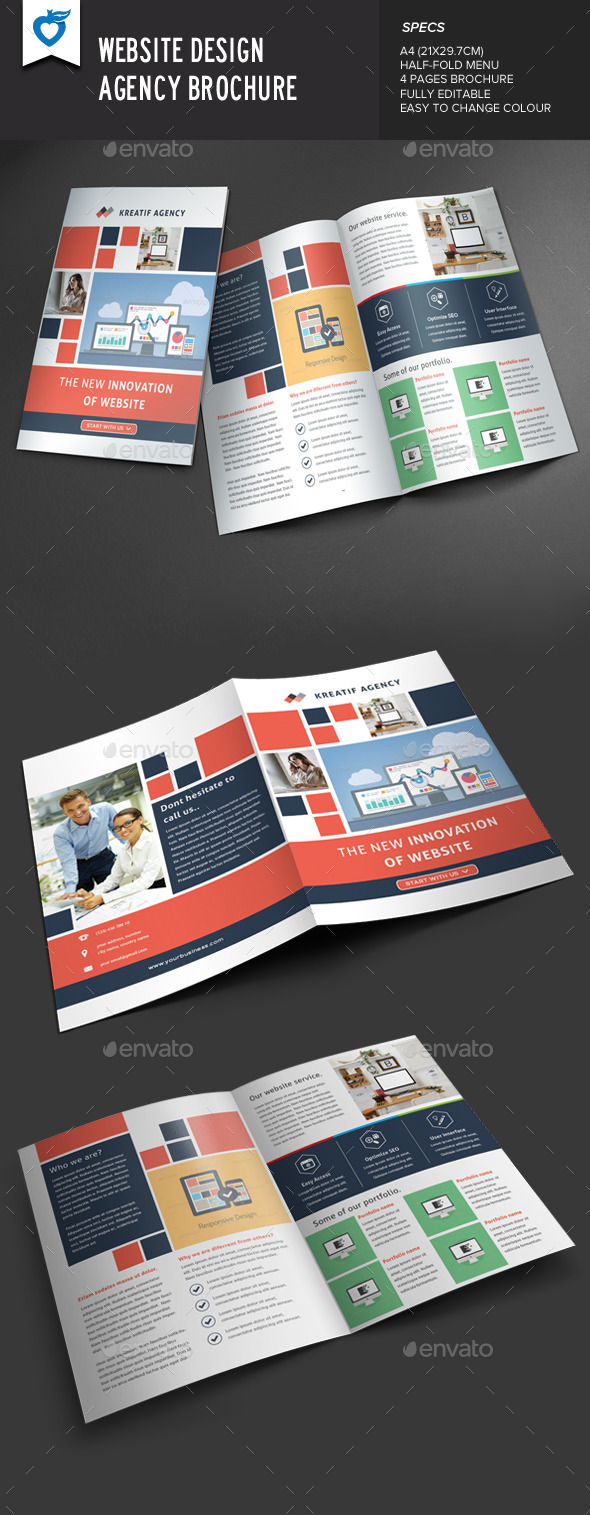 Website Design Agency Brochure - Corporate Brochures
