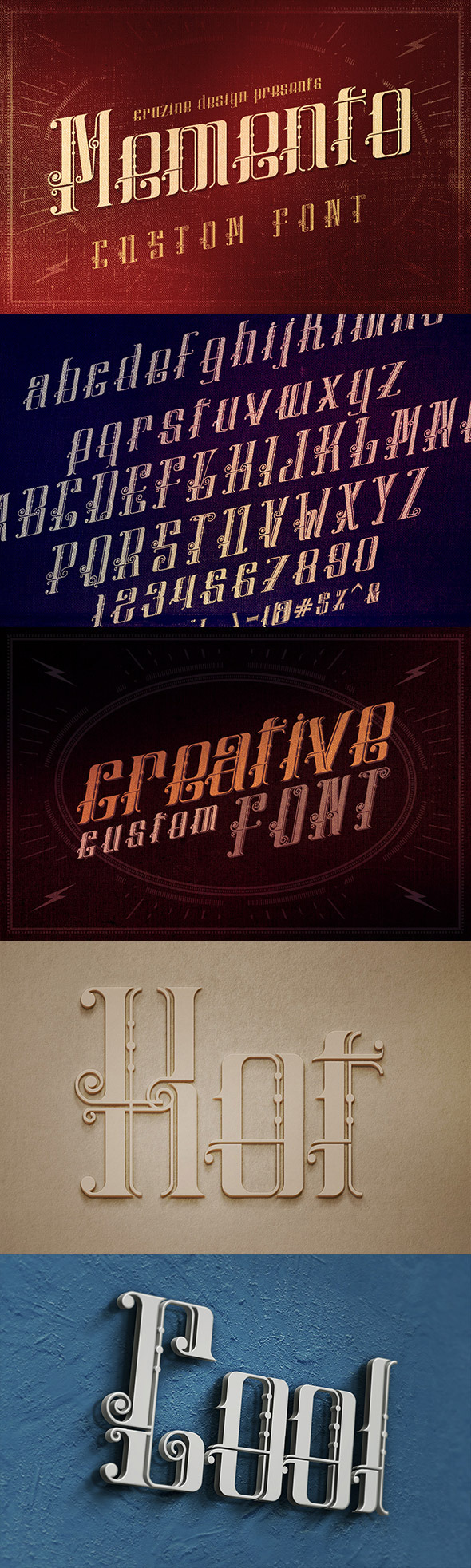 Memento Custom Font - Miscellaneous Decorative