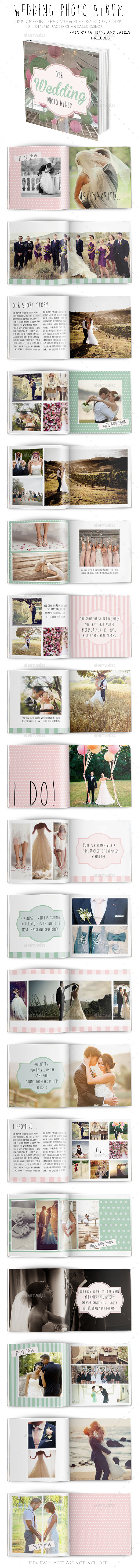 Wedding Photo Album - Photo Albums Print Templates
