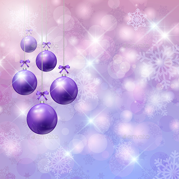 Christmas Bauble Background - Christmas Seasons/Holidays