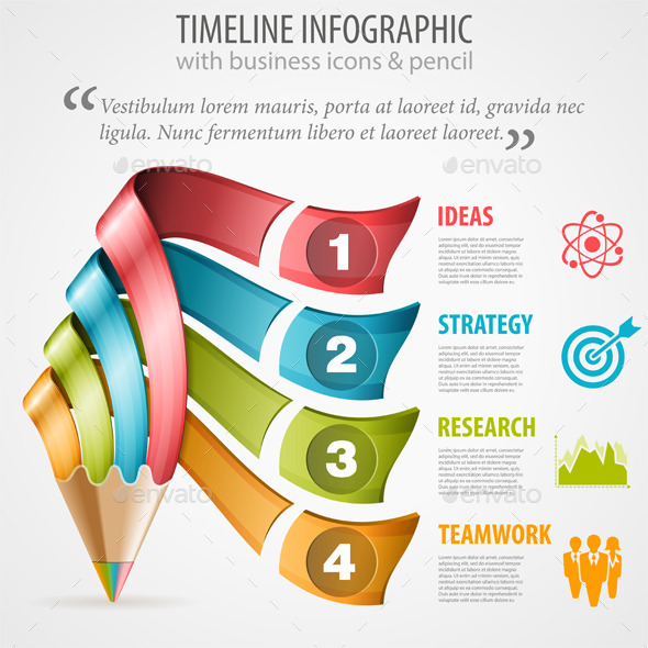 Timeline Infographic - Concepts Business