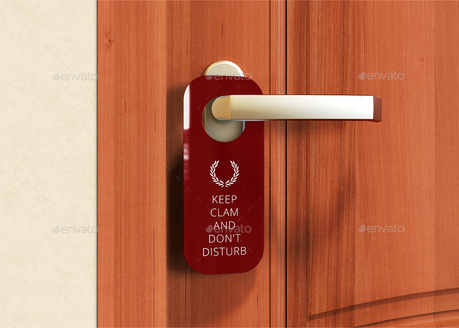 Download Door Hanger Mock-Up by Ayashi | GraphicRiver