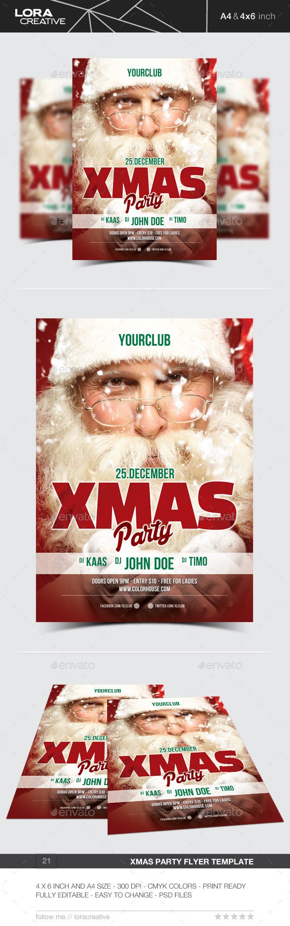 Xmas Party Flyer / Poster - 21 - Events Flyers