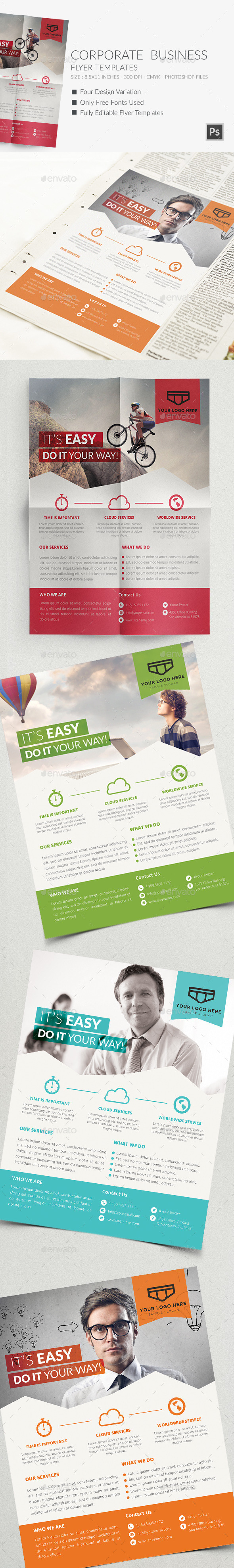 Corporate Business Flyer Templates 2 - Commerce Flyers