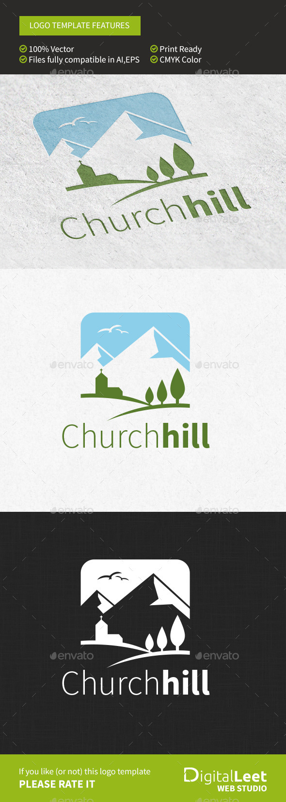 Churchhill - Logo Template - Nature Logo Templates