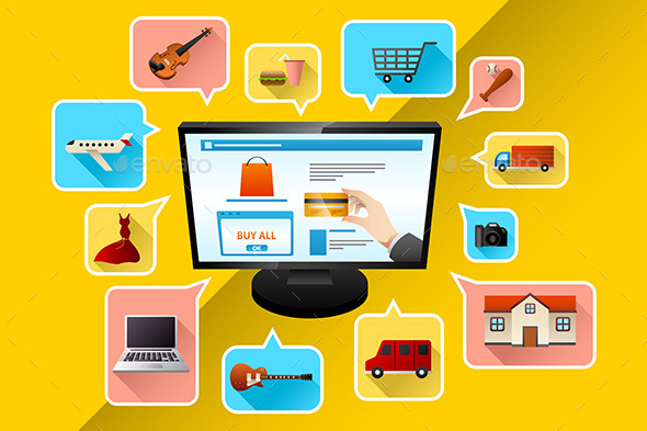 Internet Shopping Concept - Commercial / Shopping Conceptual
