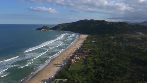 Mole Beach in Florianopolis Brazil
