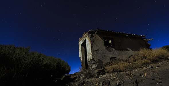 Starry Sky and  House