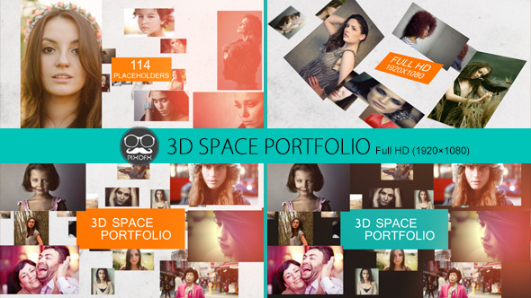3D Space Portfolio - VideoHive 9583987