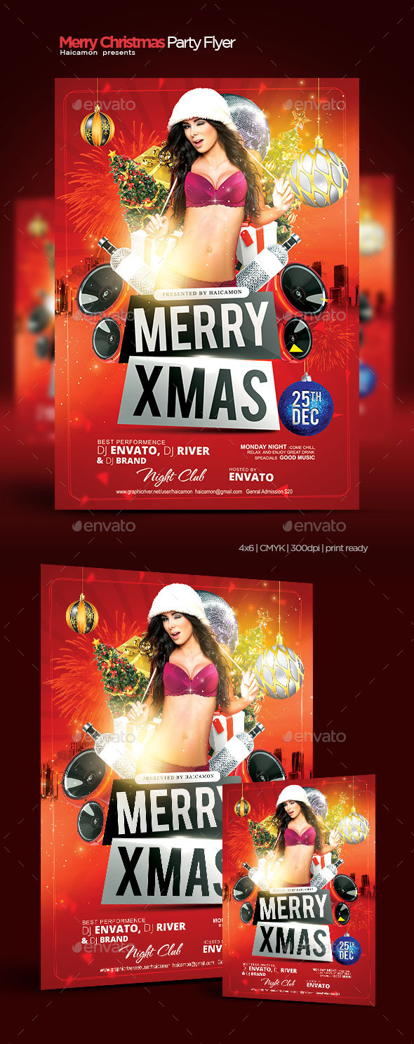 Merry Christmas Party Flyer